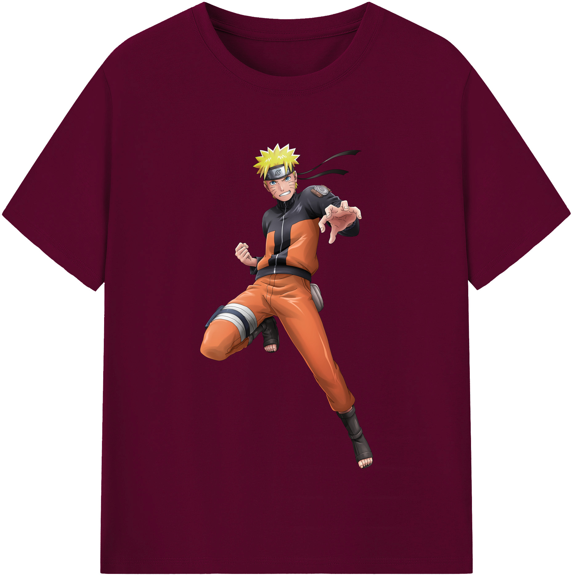 （画像用） NARUTO -ナルト- うずまき ナルト Uzumaki Naruto レディースカジュアルプリントTシャツ（綿100％）